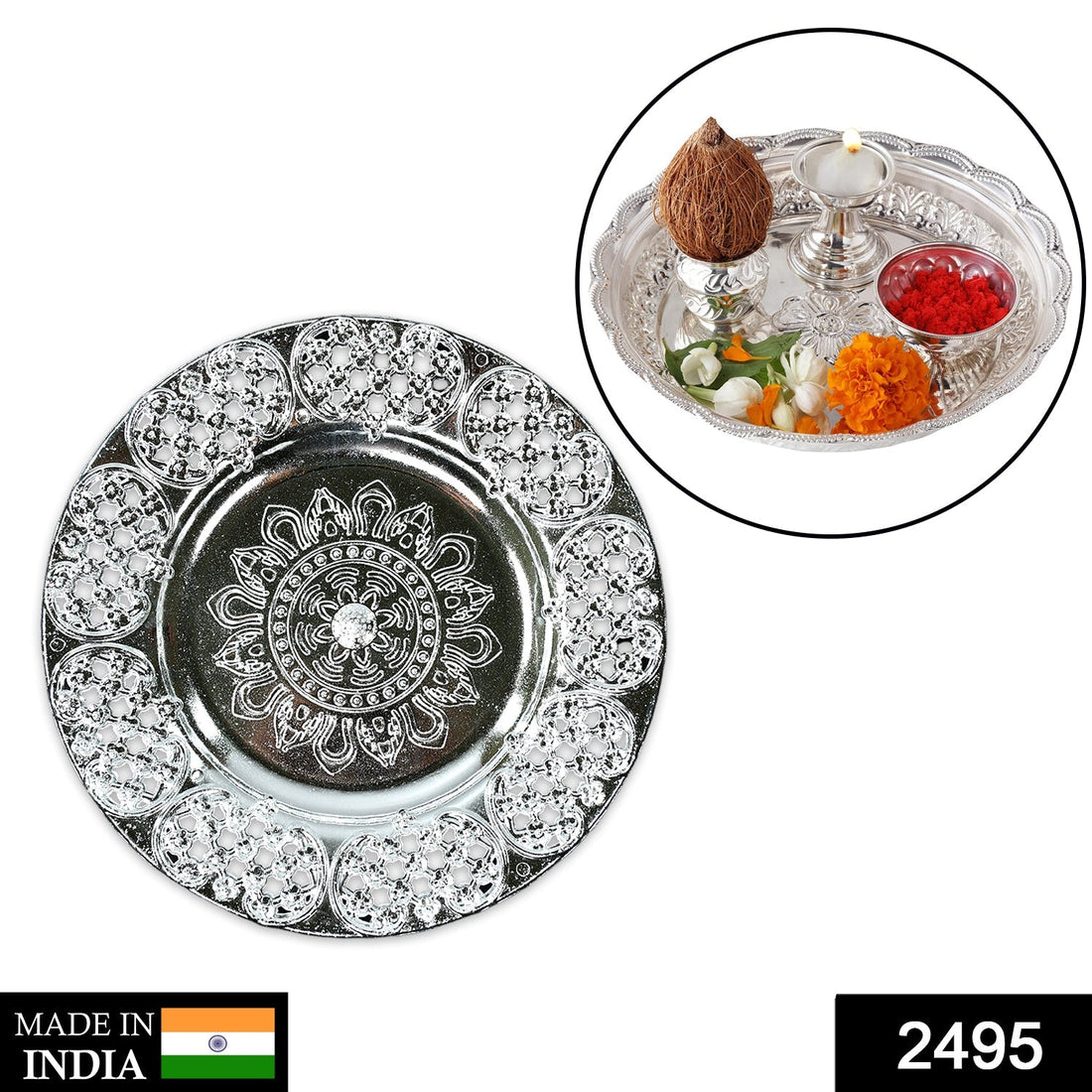 Decorative Pooja Thali set for rituals