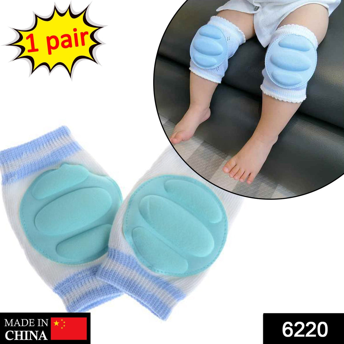 Protective knee pads for kids with secure fit