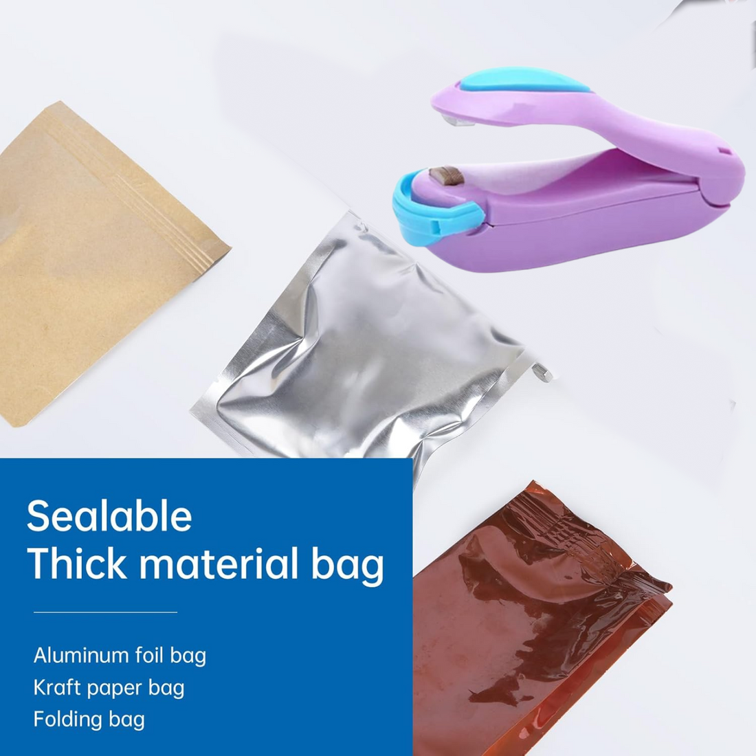 Hand Held Sealer (Mini Sealing Machine / Mix Color / 1 Pc)