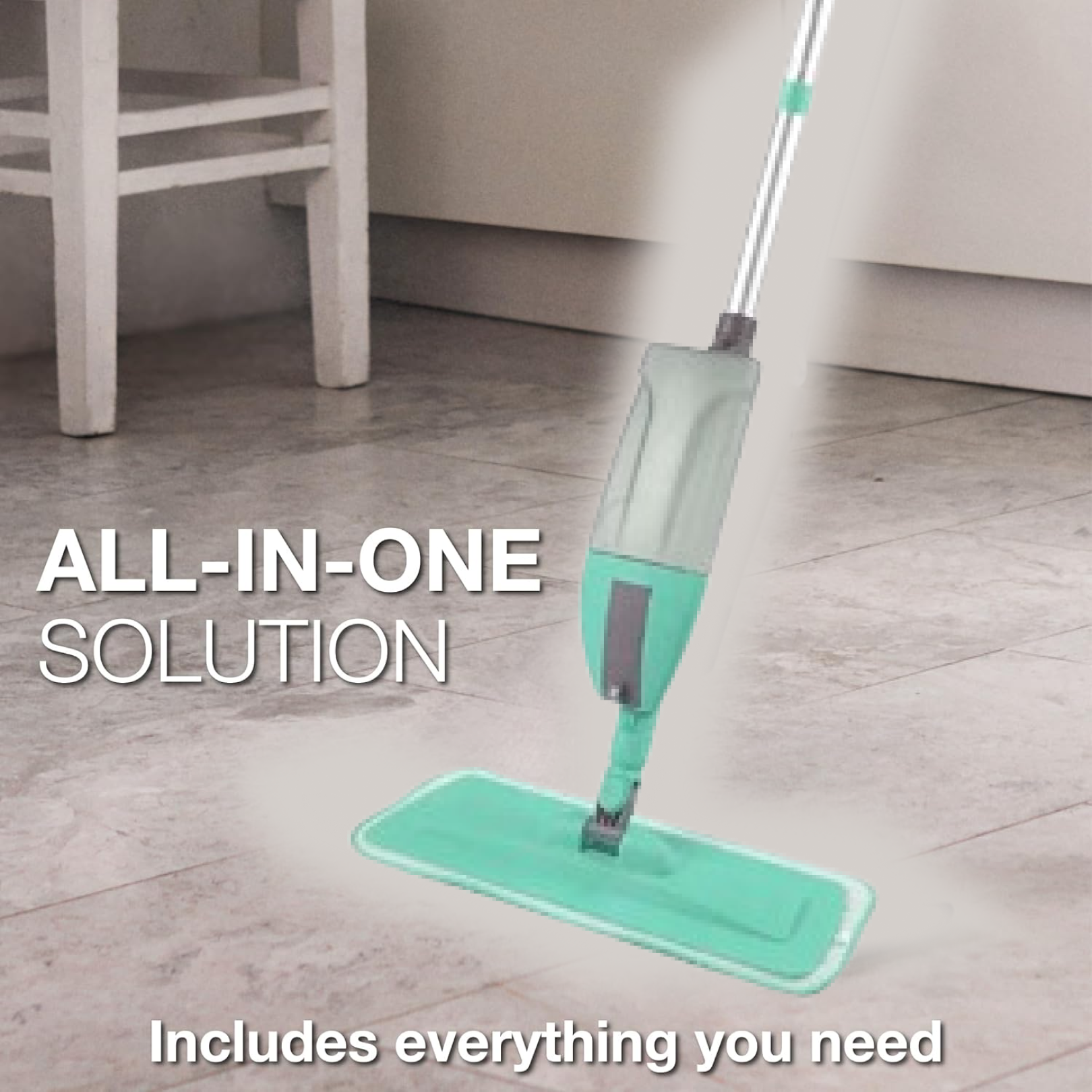 Cleaning 360 Degree Healthy Spray Mop with Removable Washable Cleaning Pad