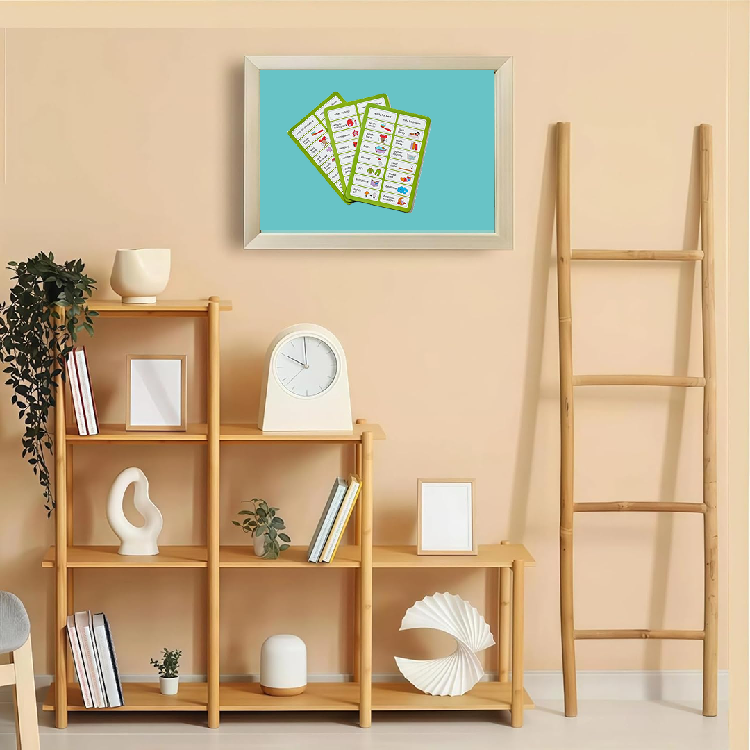 Magnetic Board, Sticker Book & Activity Cards (1 Set)