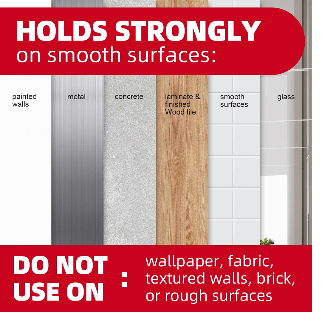 Adhesive Screw Wall Hook for Home & Office Hanging