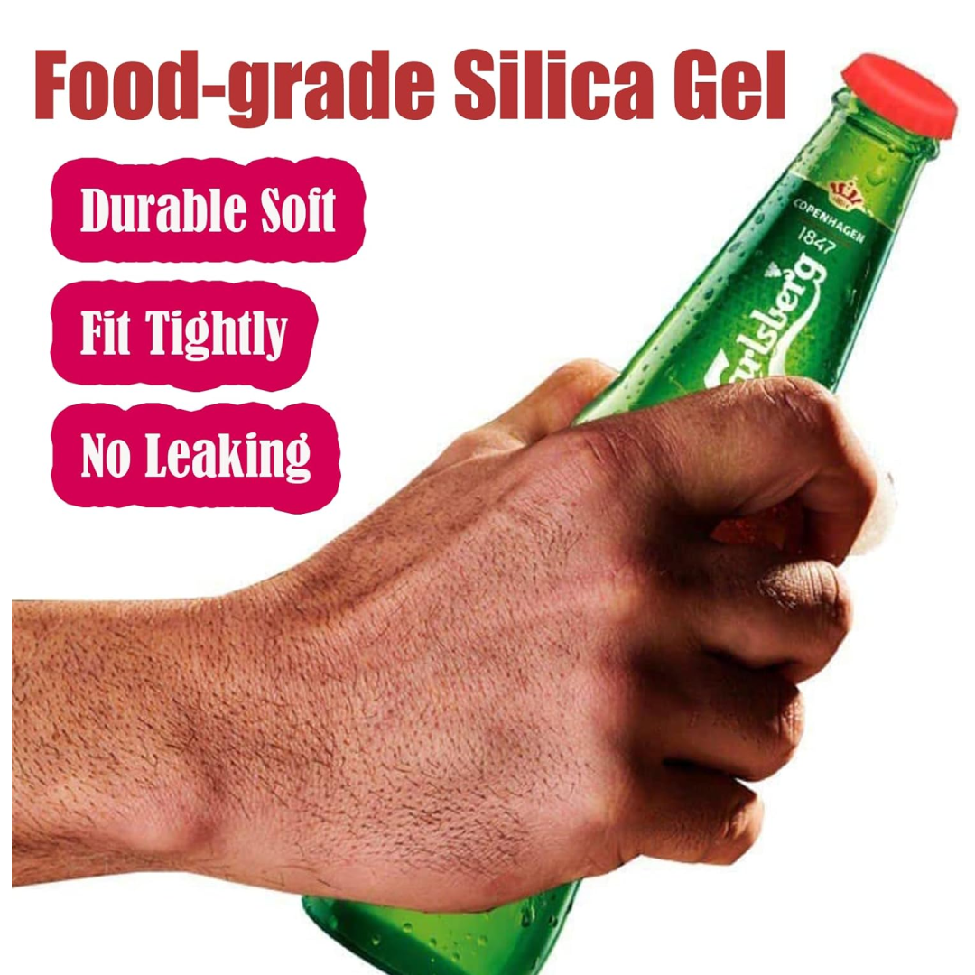 Beer Savers Caps for Soda & Bottles (6-Piece)