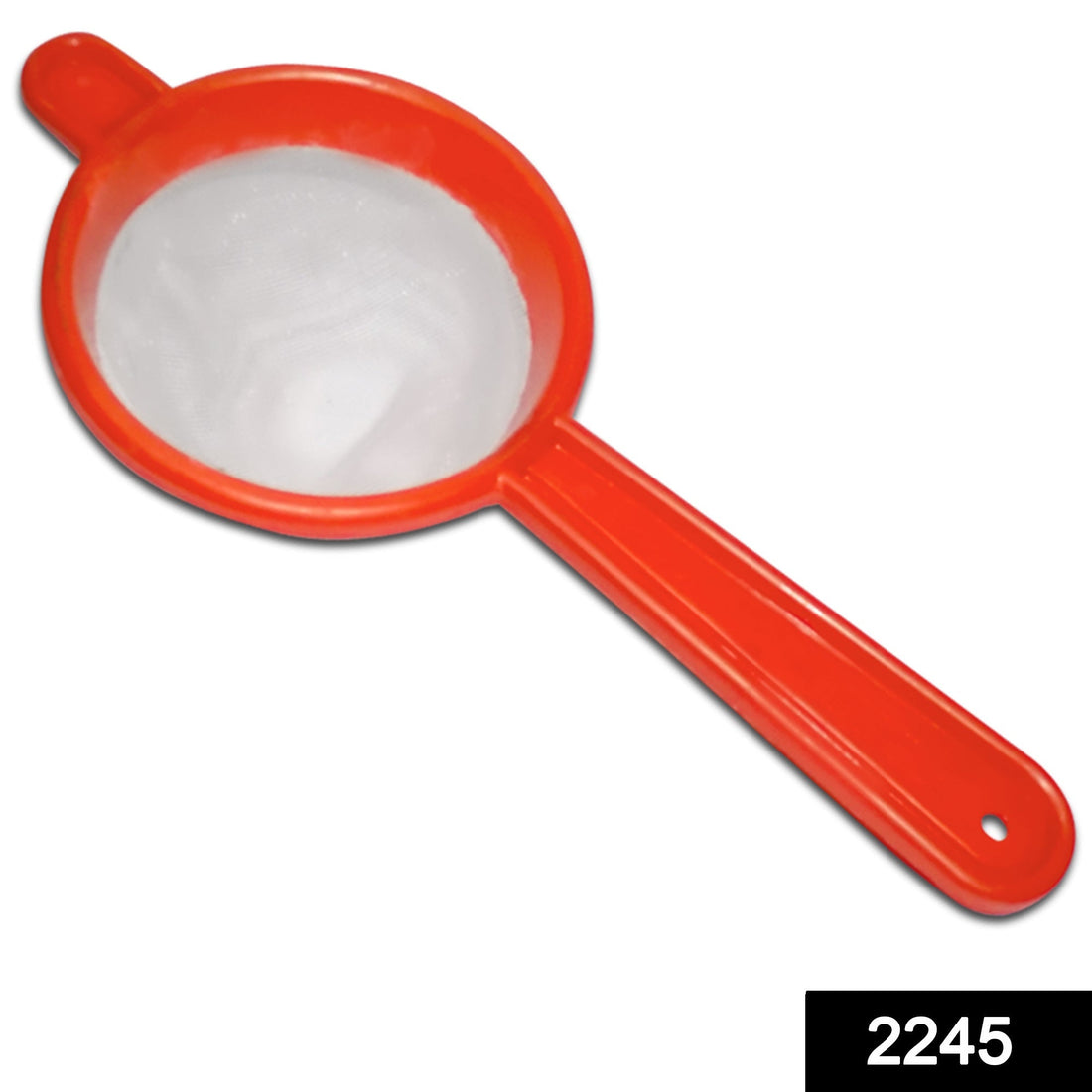 Multicolored tea and coffee strainers, set for various beverages.