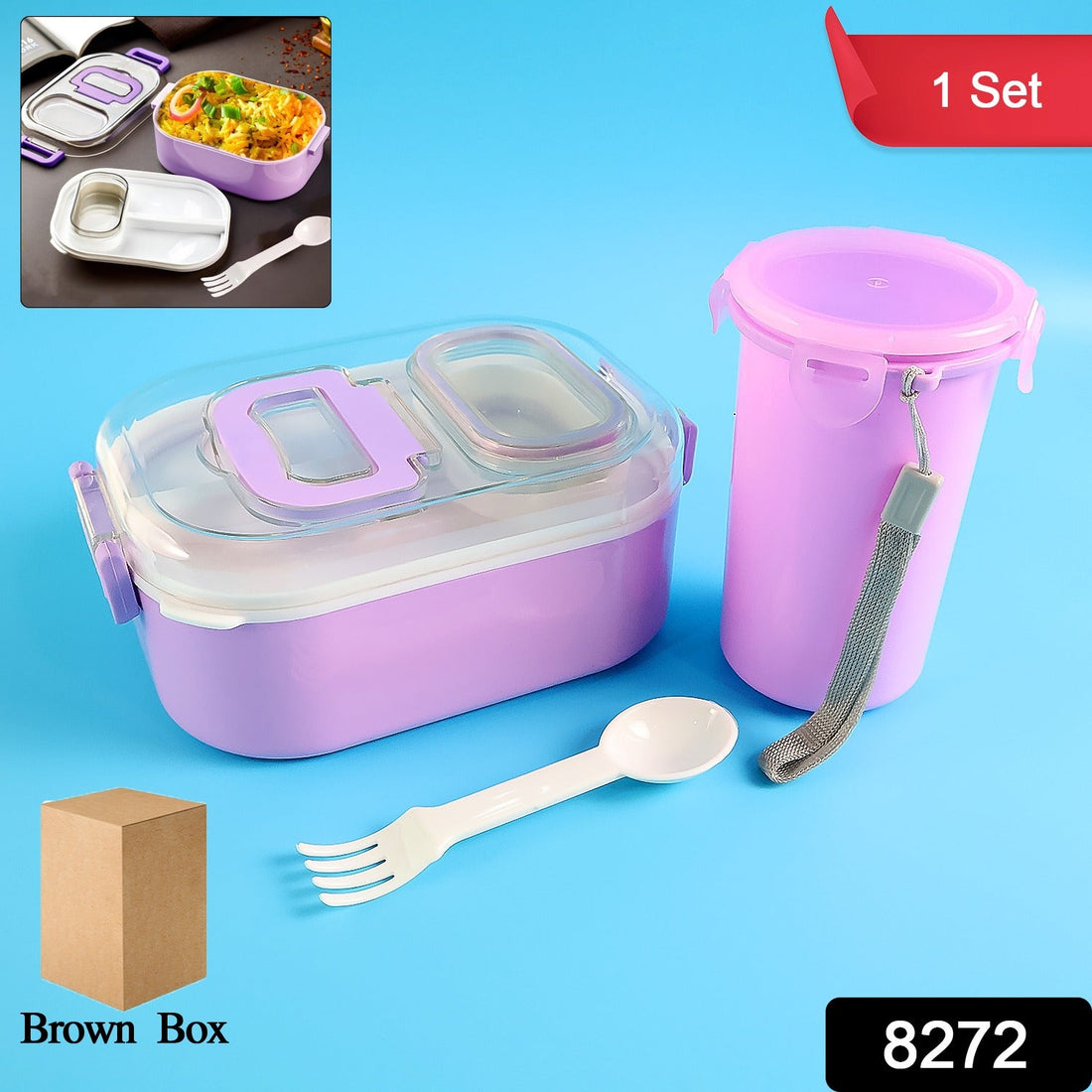 DailyBite Multi-Use Leakproof Lunch Box