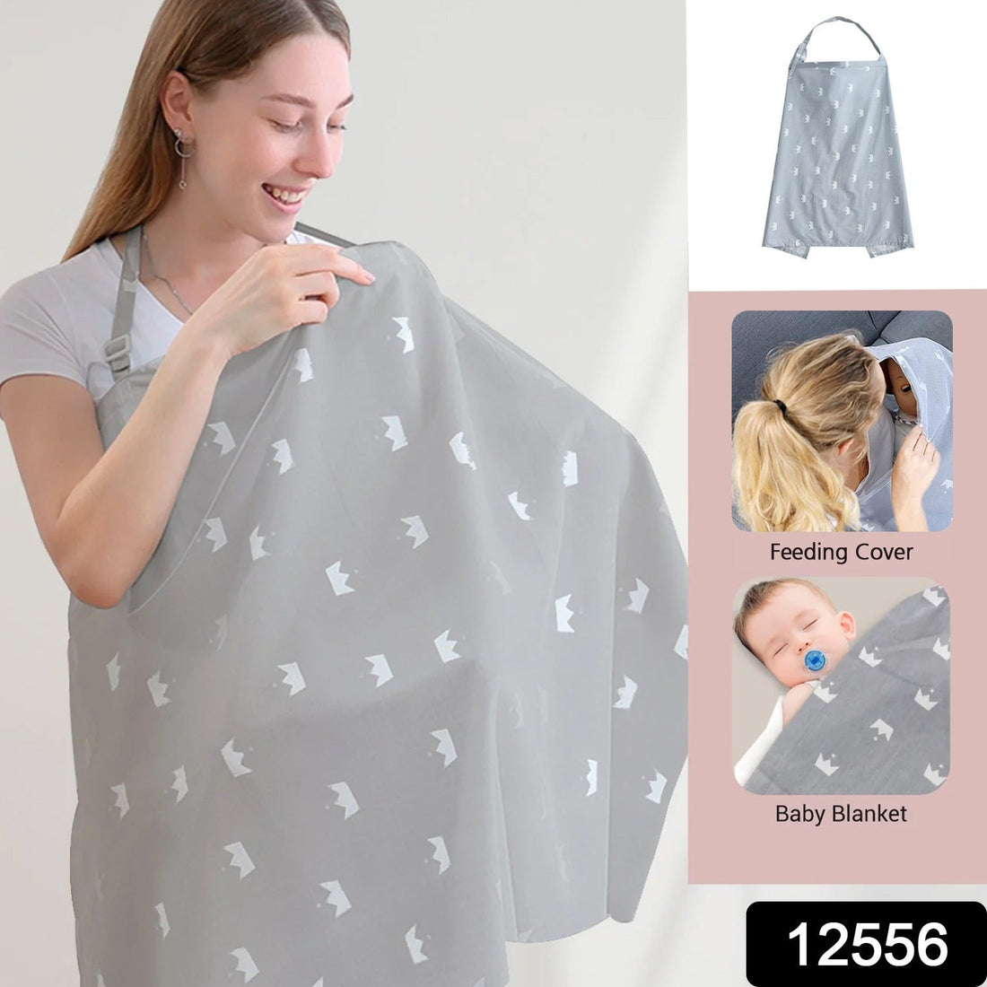 Multi-Functional Baby Nursing Cover (1 Pc)