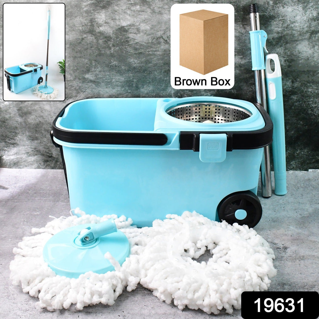 Premium 360° Spin Cleaning Mop Set