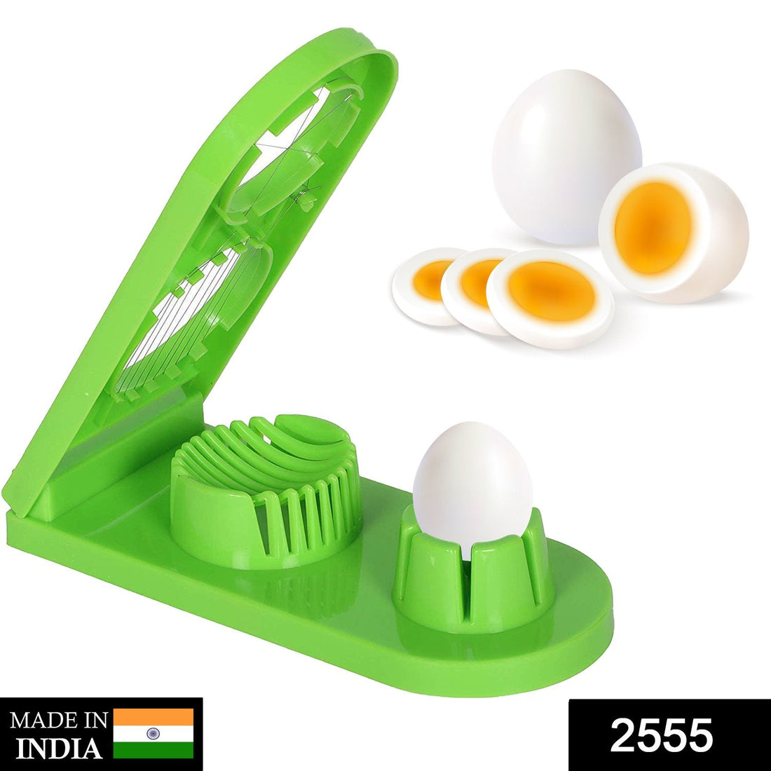Multi-segment egg cutter/slicer from different angles