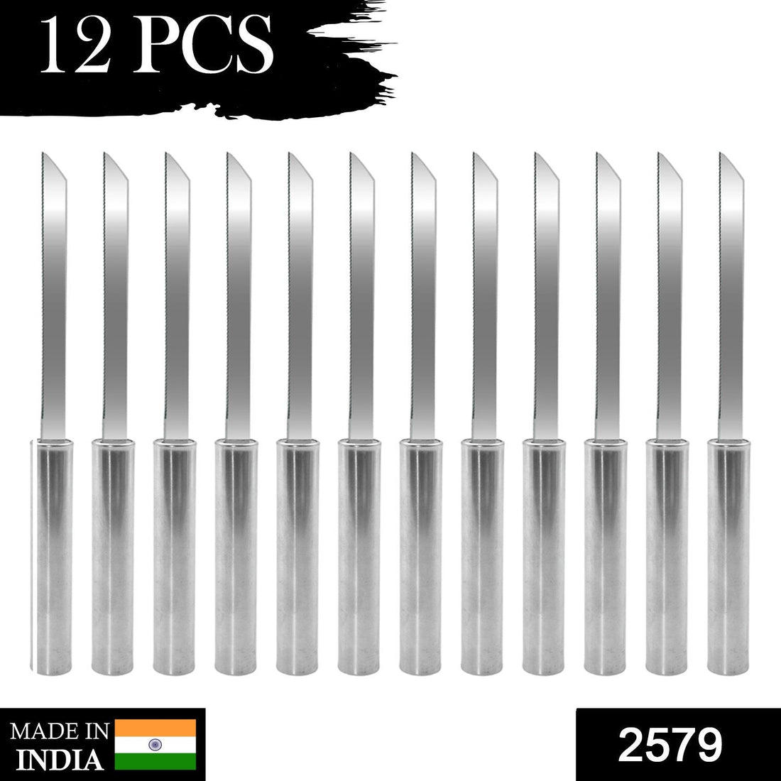 Utility Knife Stainless Steel Blade with Strong Grip (pack of 12)