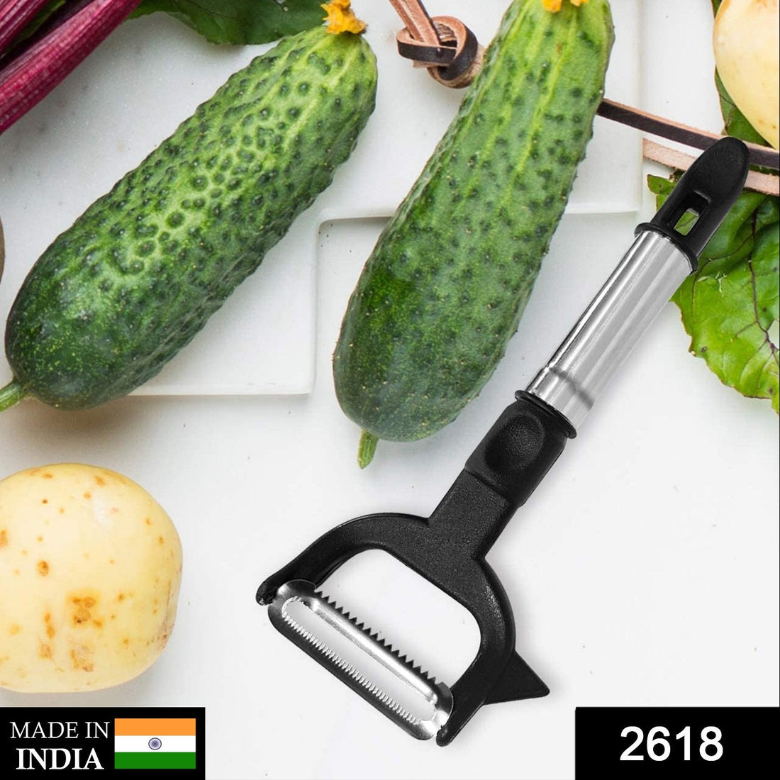 Double julienne and vegetable peeler