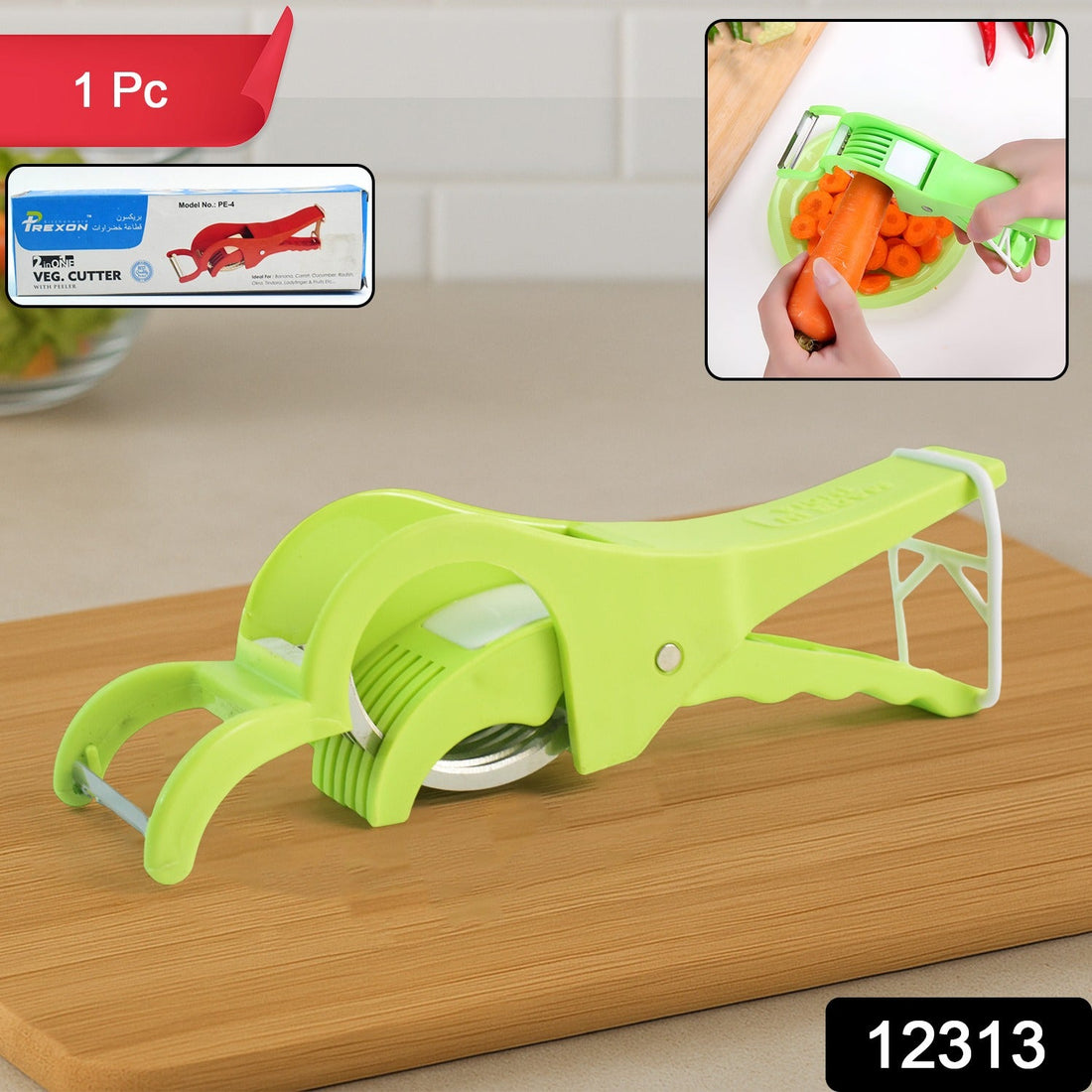 2-in-1 Precision Peeler & Slicer
