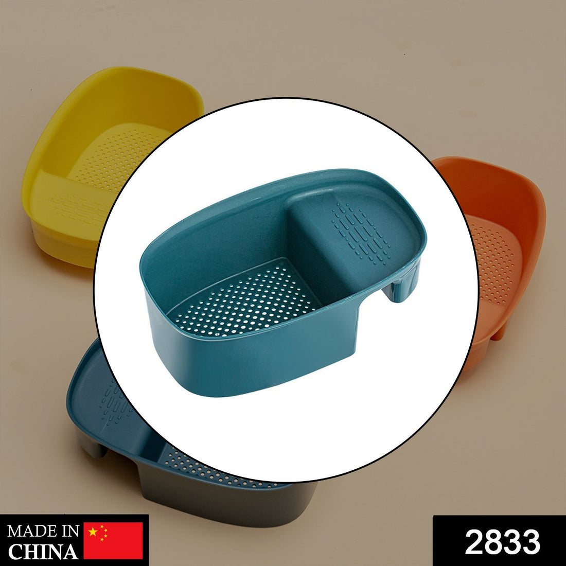 Kitchen Dish Drainer and Drying Rack Sink Basket for Washing Bowls Utensils Vegetables Fruits Storage Organiser