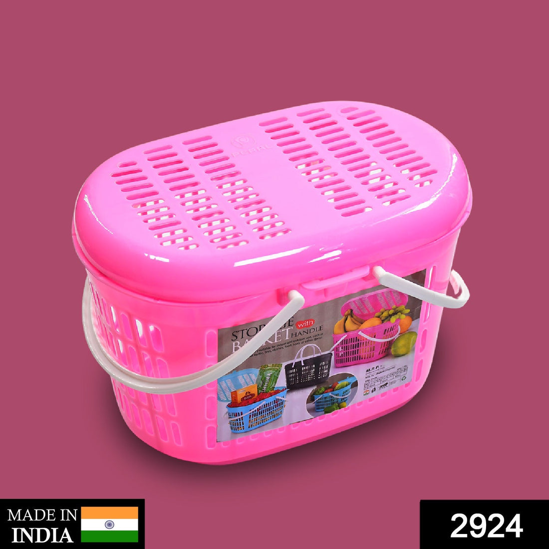 Multipurpose basket for storage or picnic use