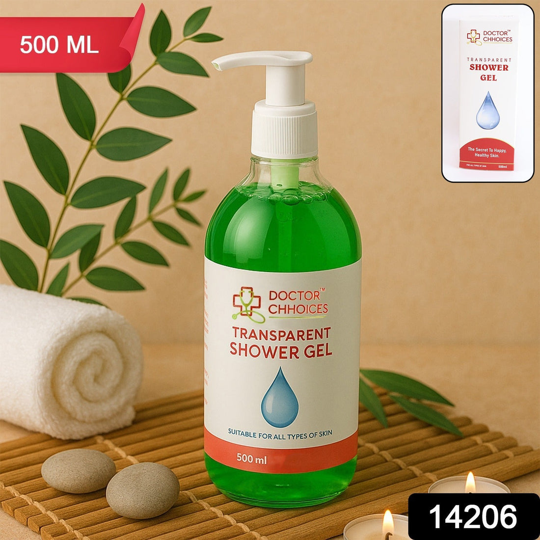 Transparent Shower Gel 500ml