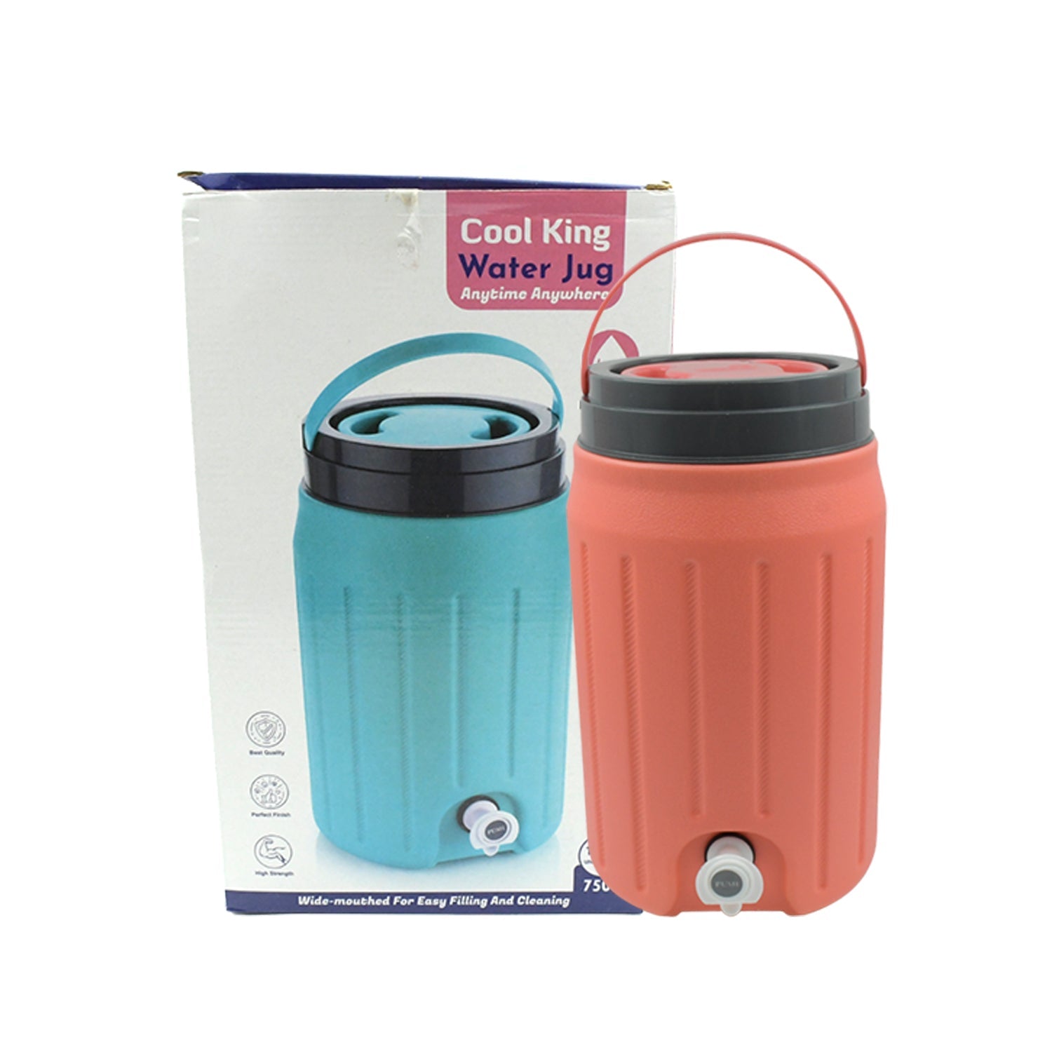 Insulated Water Jug with Tap (5700ml): Leakproof, Travel Cooler