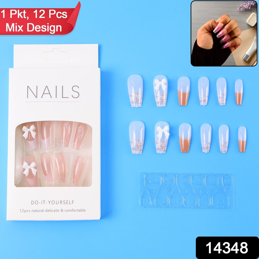 Set with Adhesive Stickers