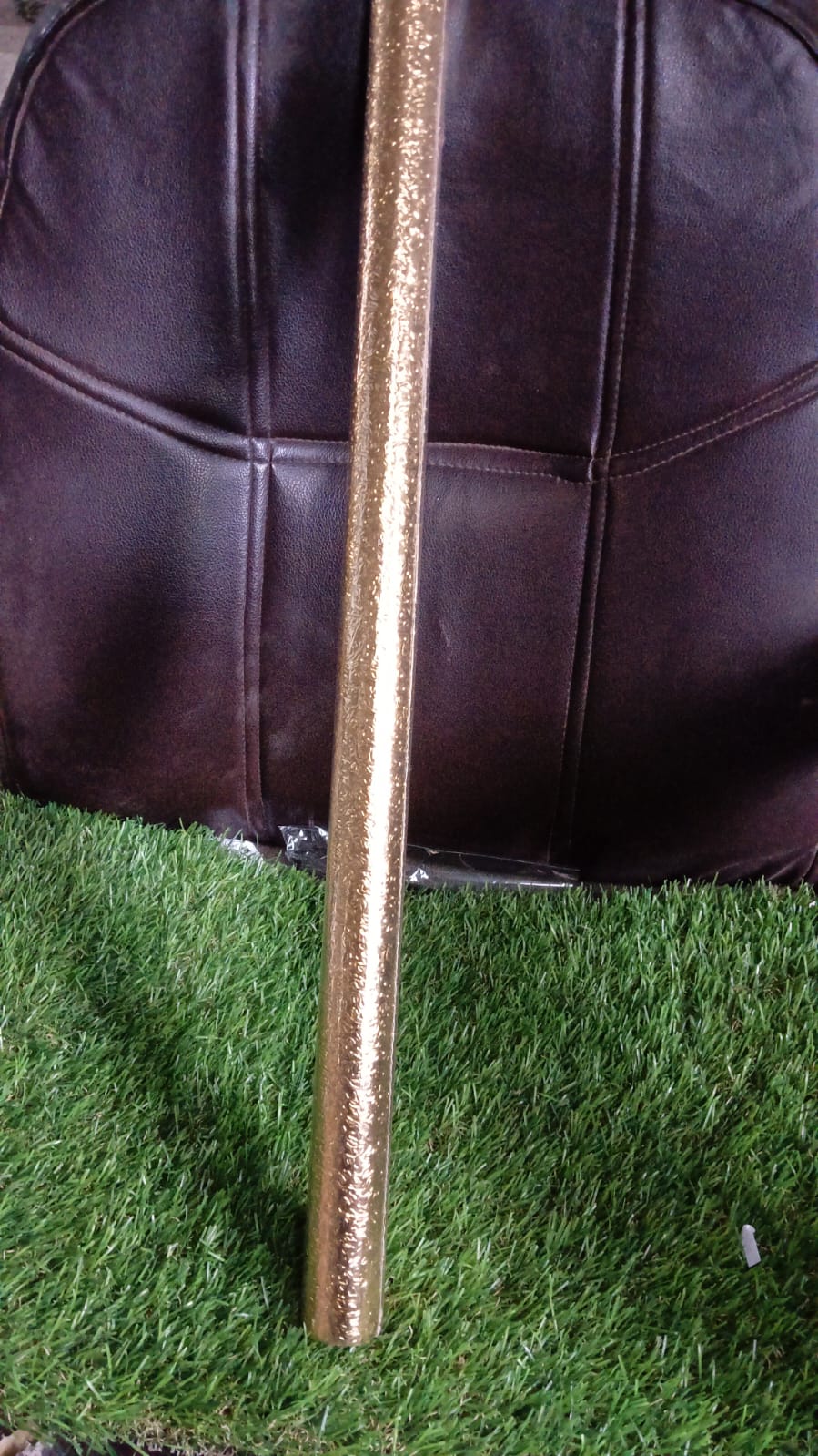 Oil Proof Sticker, Waterproof Self Adhesive Aluminum Foil Wallpaper (60 cm×200 Cm / Golden / 1 Pc)