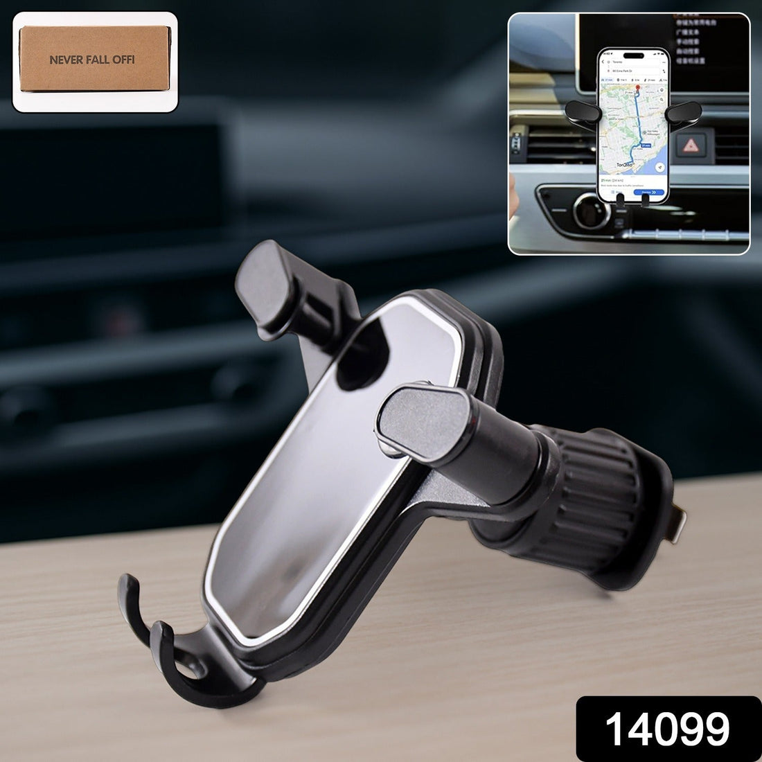 Universal Air Vent Gravity Car Phone Holder Mount (1 Set)