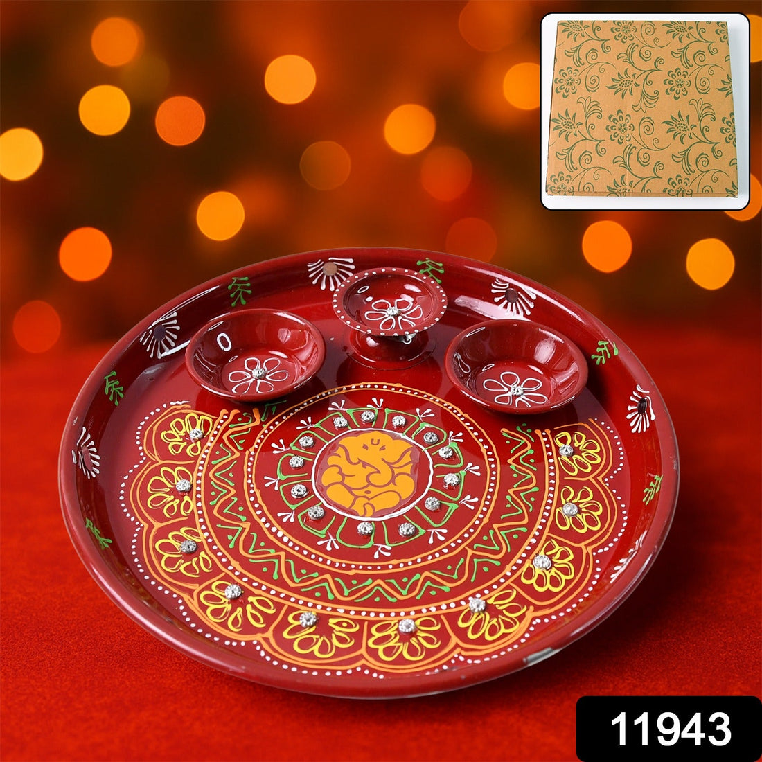 Shagun Thali Ganesha Decor Set