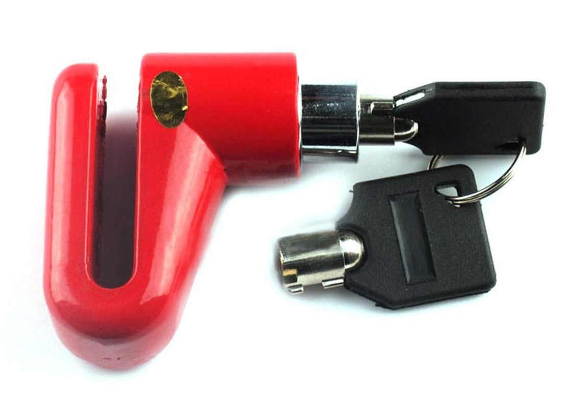 Anti-theft disc lock security for bike wheels