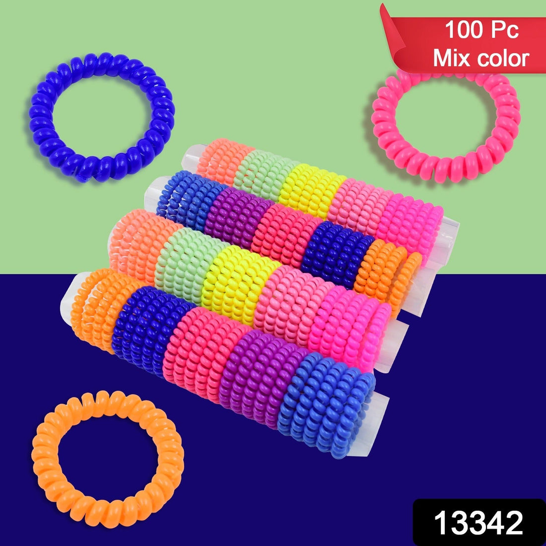 Telephone Wire Hair bands Pack of 100 Pcs, Hair accessories