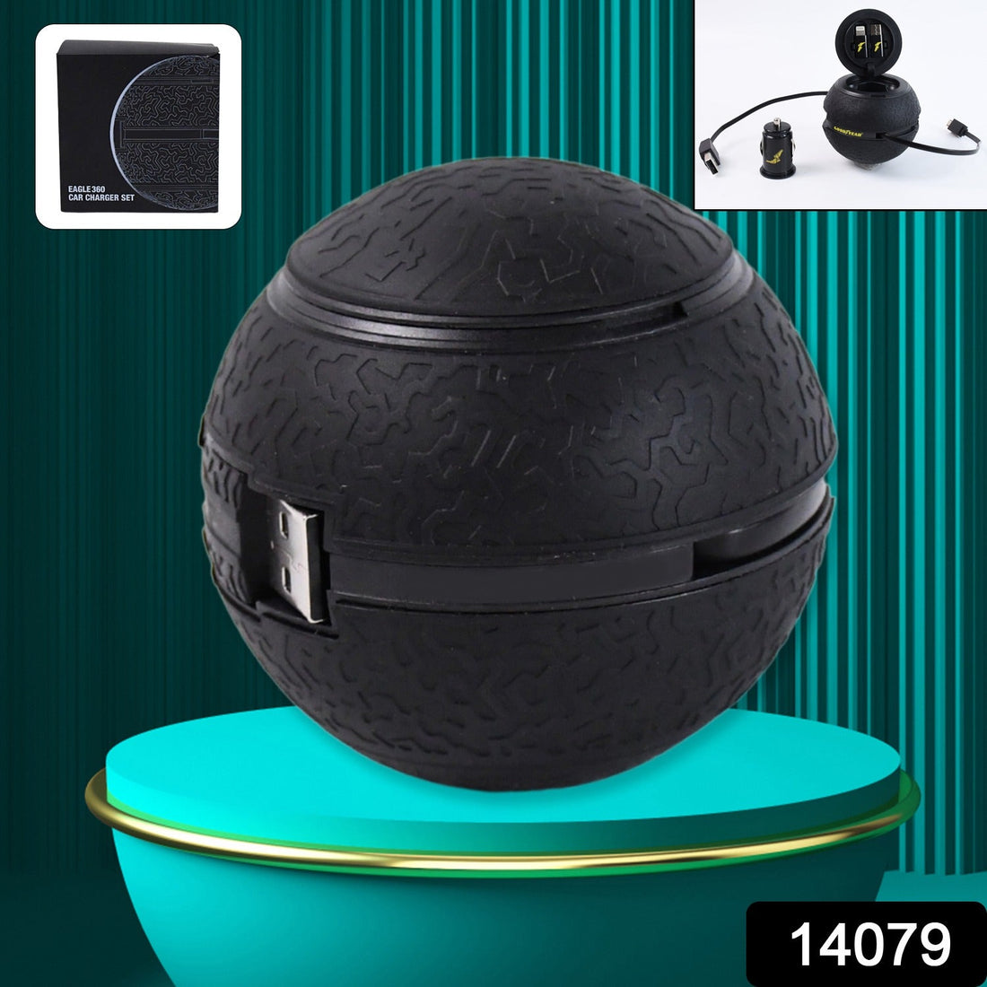 Car Charging Cable with Multiple Charging Tips - iPhone, Android, USB-C - Universal Charging Solution for Your Car