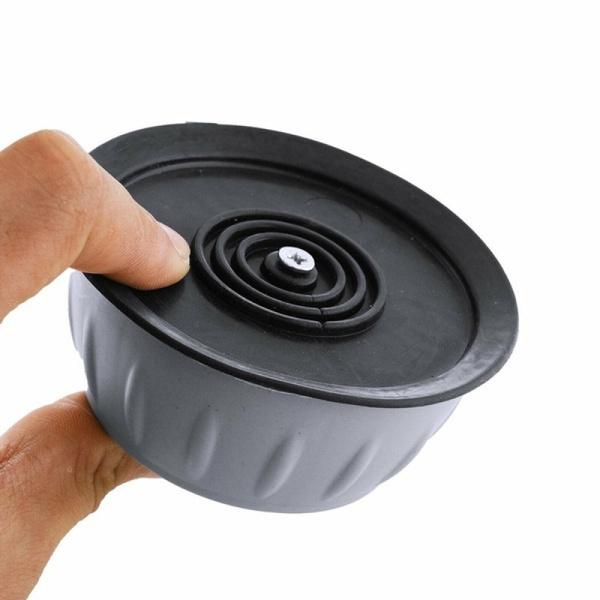 Anti-shock furniture leveling feet with vibration absorption