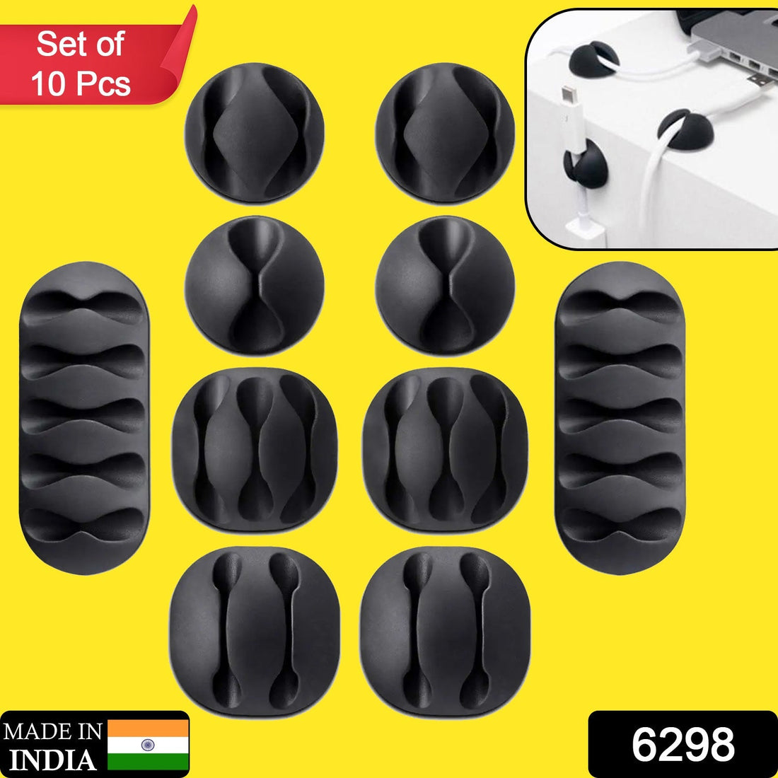 Cable holders for managing and supporting various cables