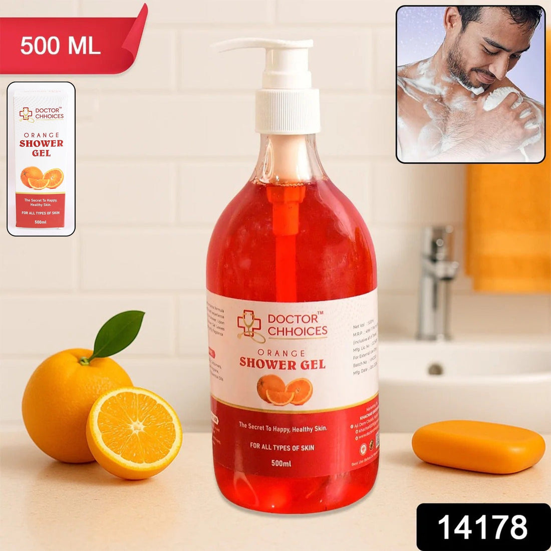 Doctor Chhoices Orange Burst Body Wash