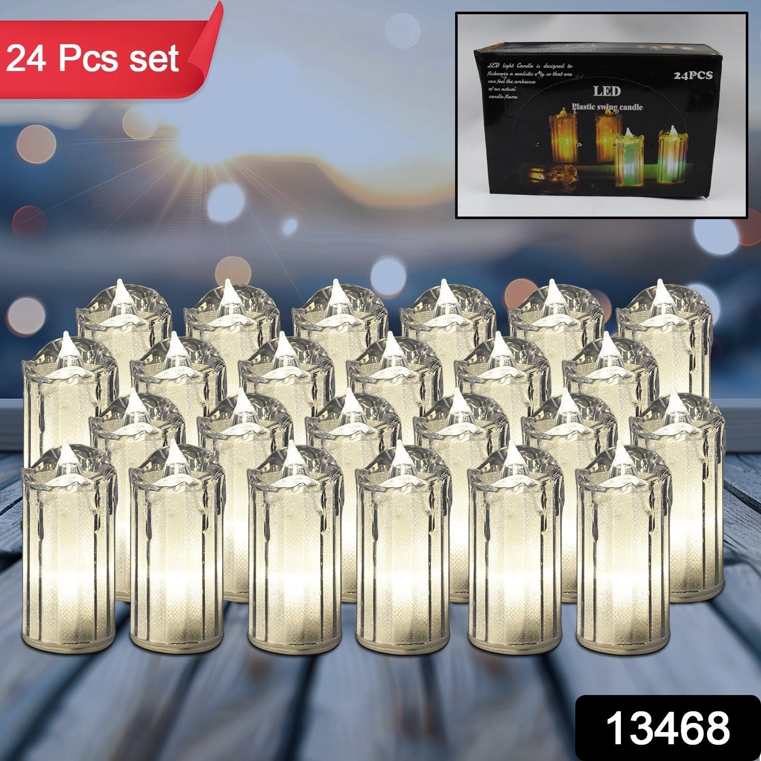 24pc LED Candle Set