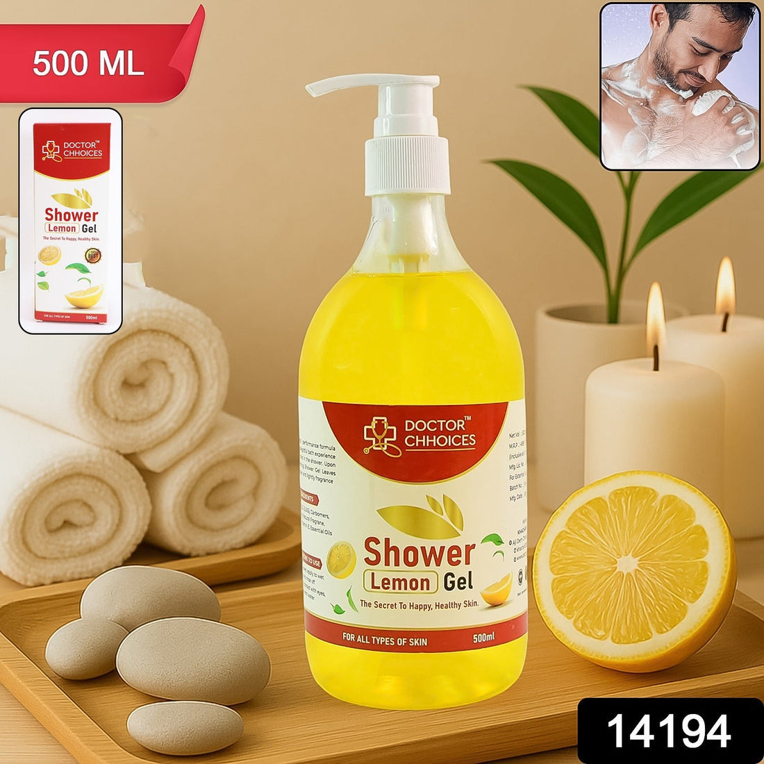 Doctor Chhoices Deep Cleansing Lemon Body Wash