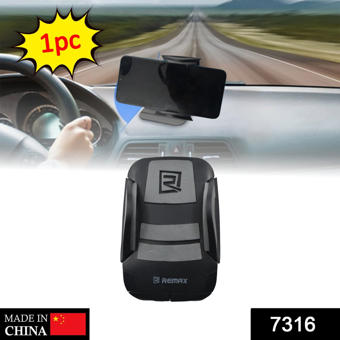 Adjustable car vent smartphone holder