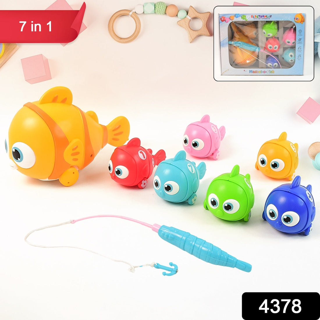 Fishy Fun 7-in-1 Magnetic Toy Set