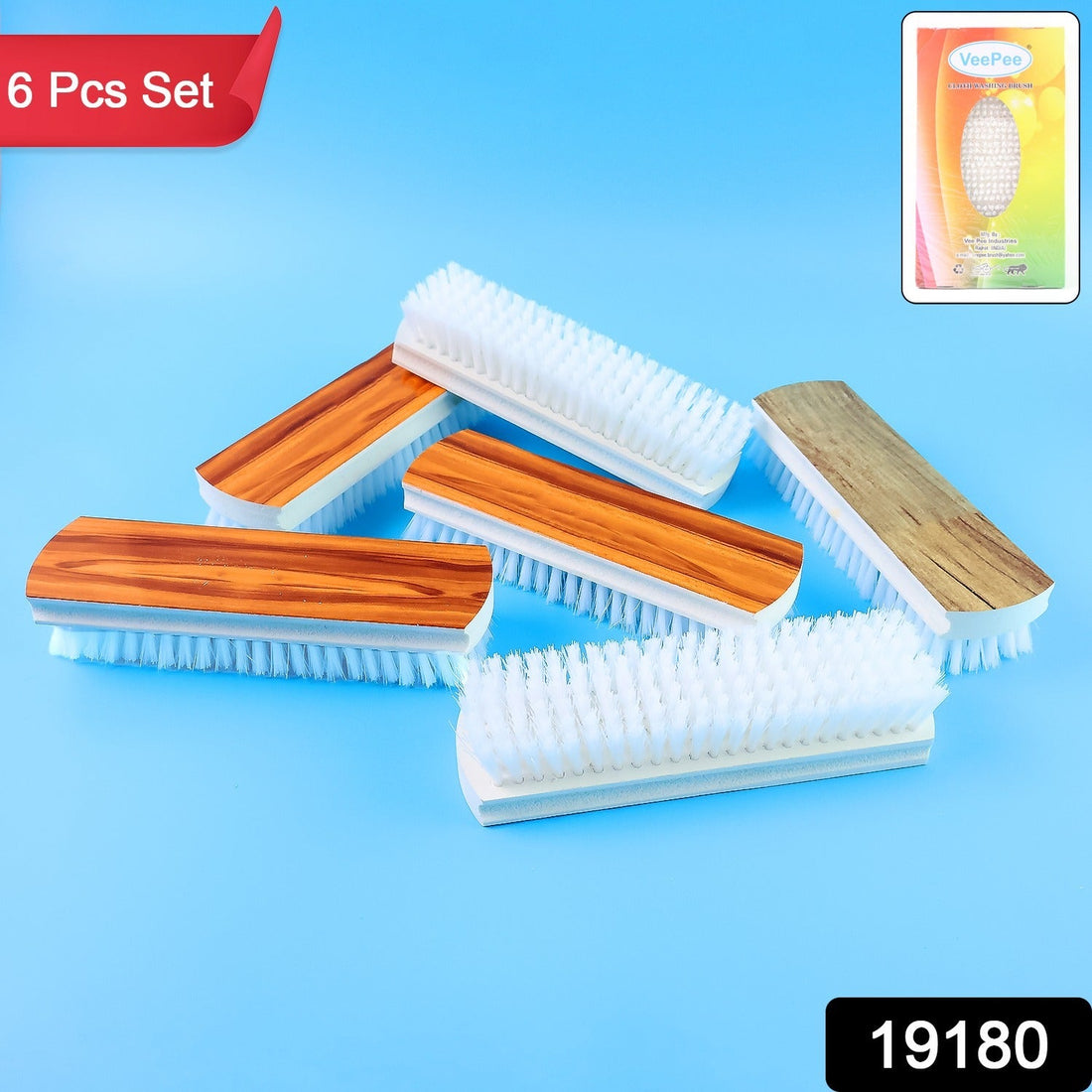 Veepee 6-in-1 Washing Brush Set
