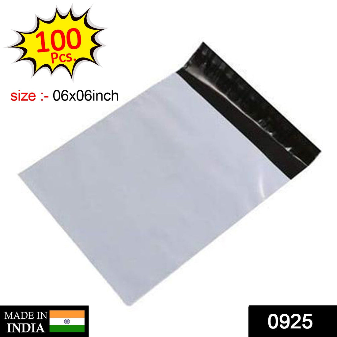 Courier bags in a bundle, highlighting their tamper-proof features and size for secure delivery