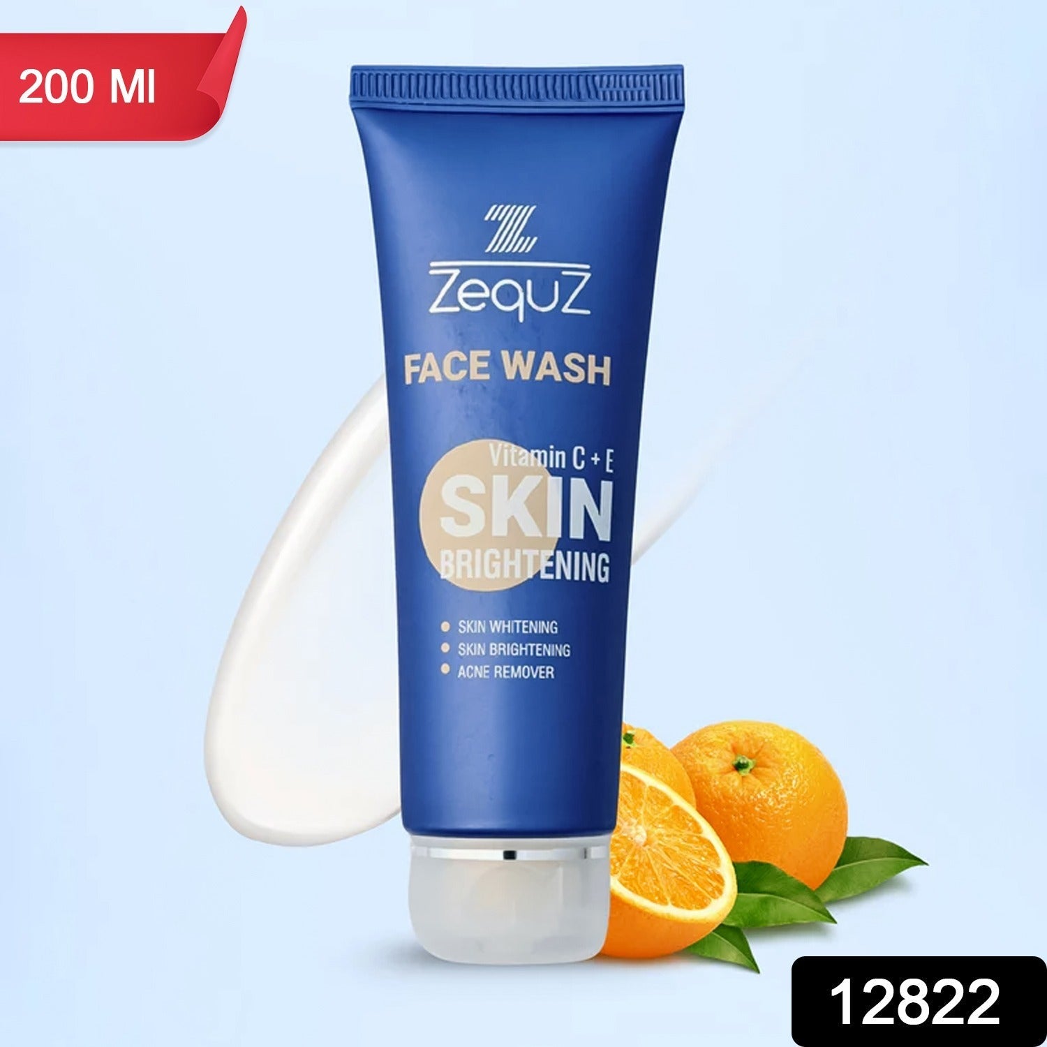 Zequz Vitamin C + E Brightening Face Wash - (200 ML)