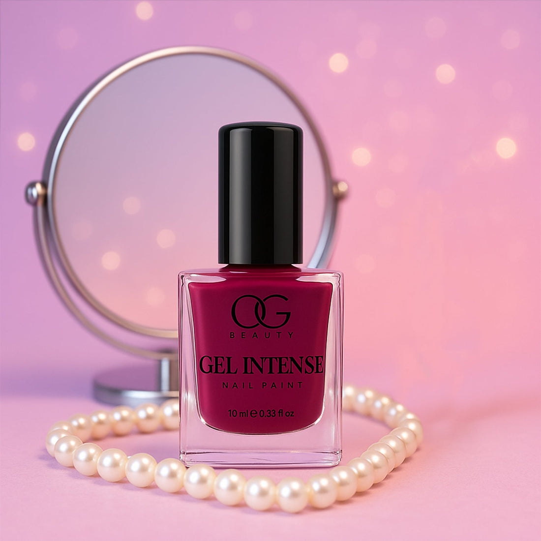 OG Beauty Burgundy Plum Gel Intense Nail Polish (1 Pc / 10 ML)