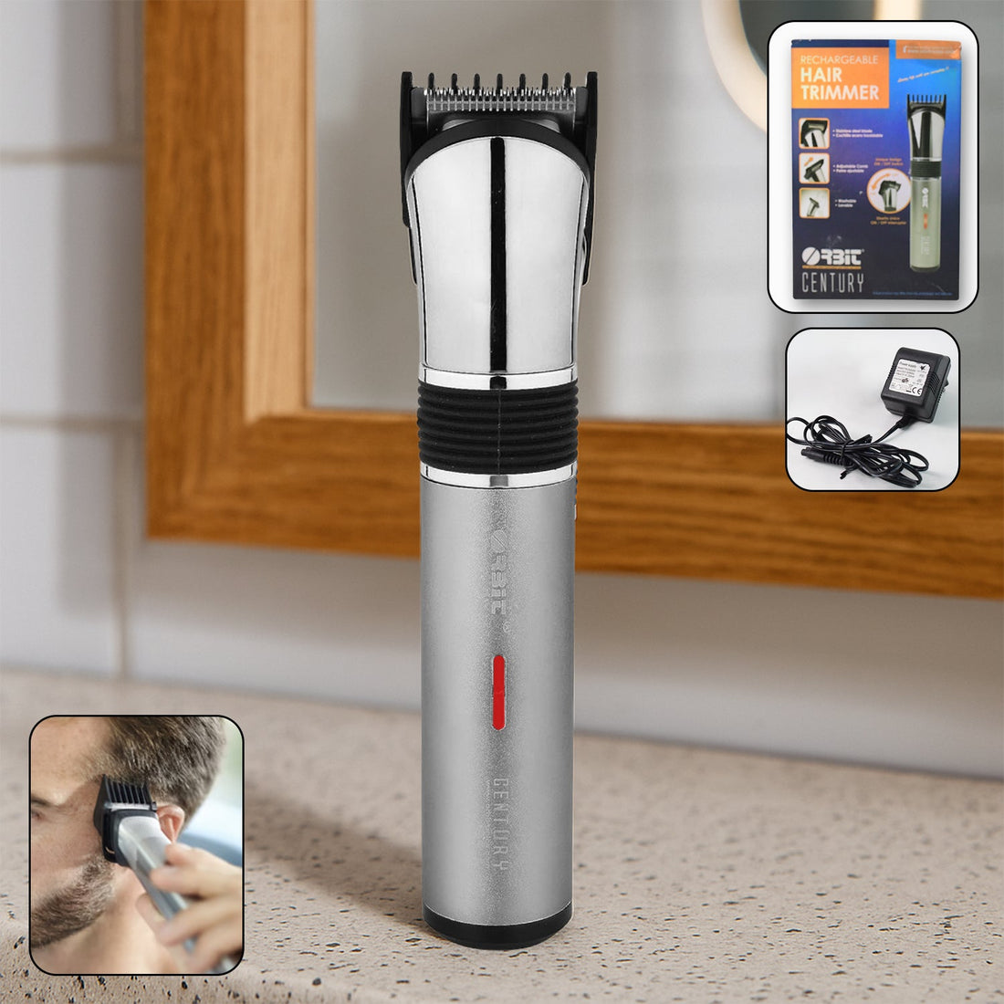 Orbit Rechargeable Hair Trimmer for Men (1 Pc)