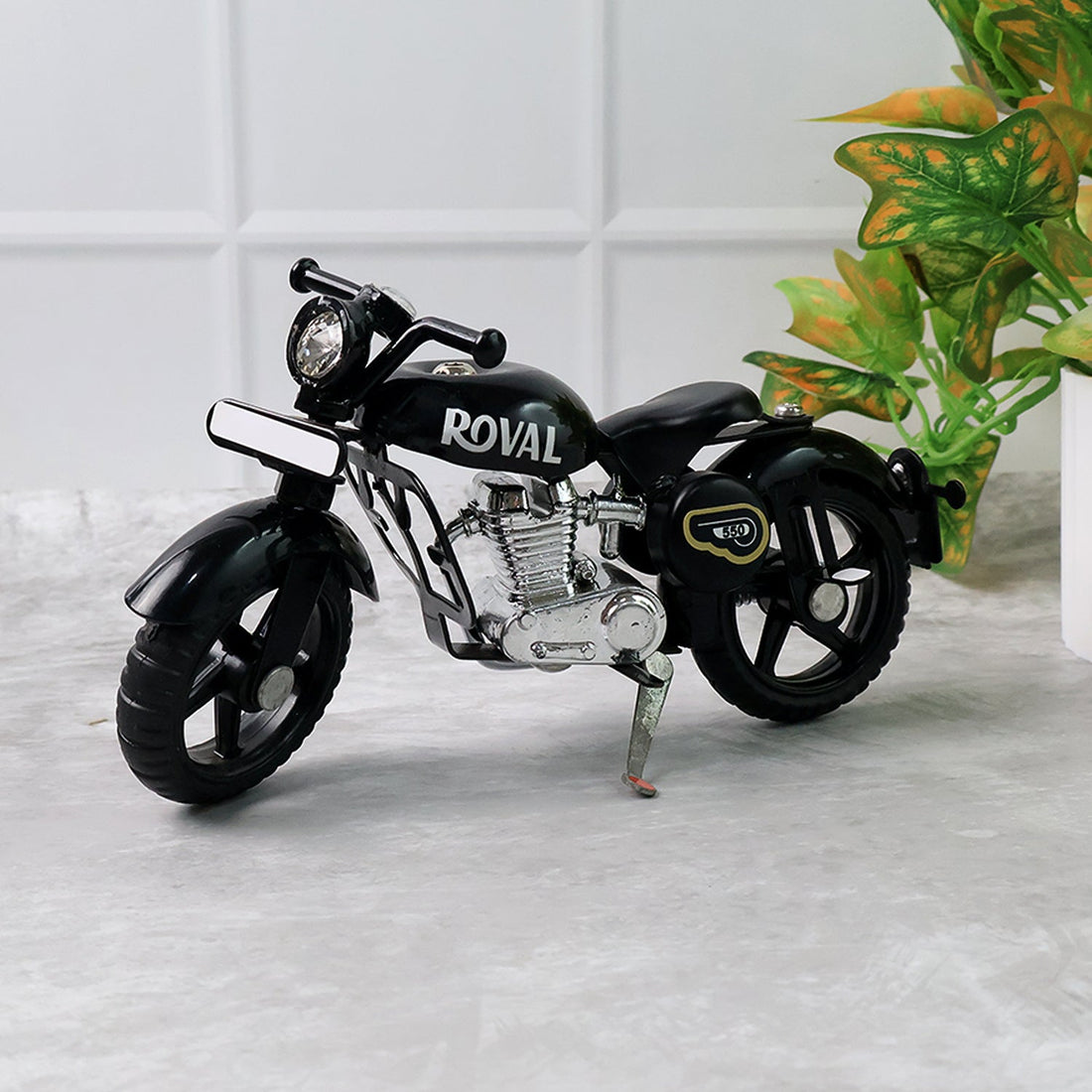 Metal Bullet Bike Toy Model for Kids with Side Stand (1 Pc)