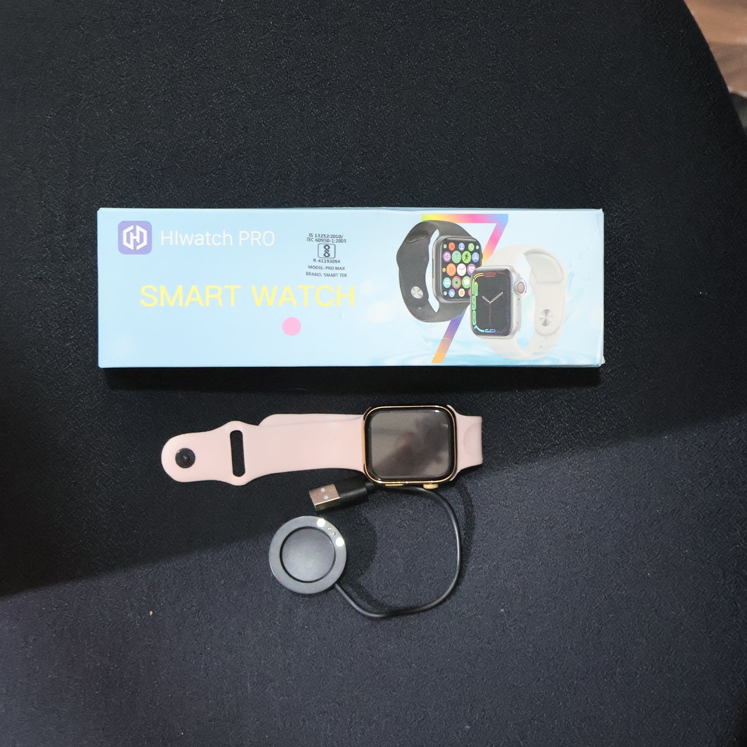 T700S Large Display Wireless Charging Smart watch (1 Pc)