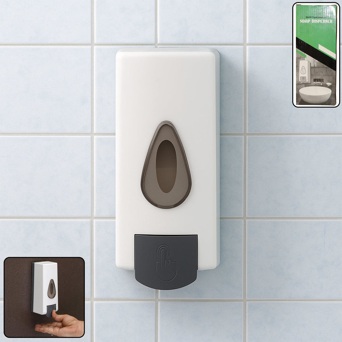 Wall Mounted Liquid Soap Dispenser (1 Pc)