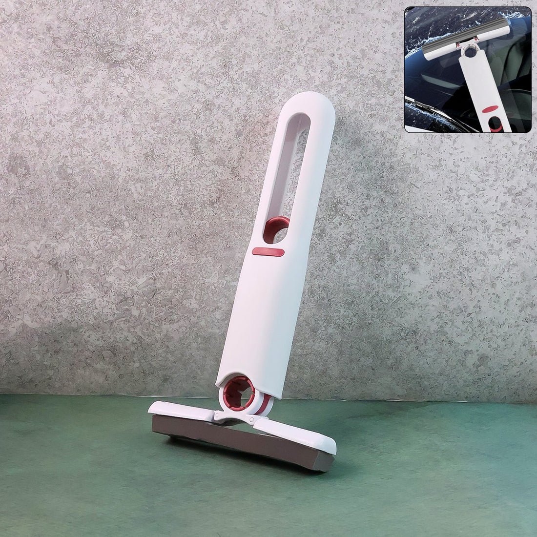 Premium 2-in-1 Window & Car Windshield Wiper - (1 Pc)