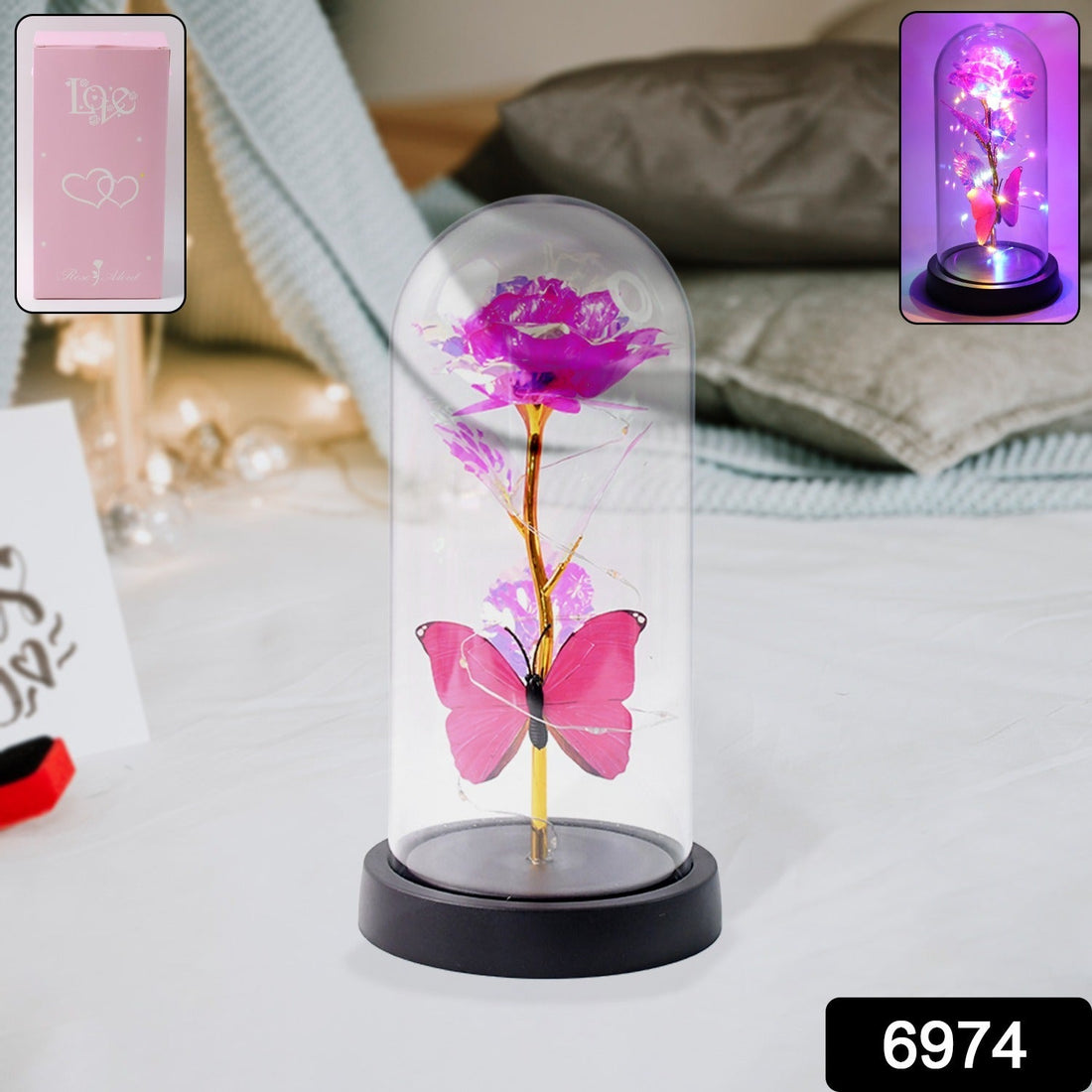 Gift Glow Eternal Rose Dome
