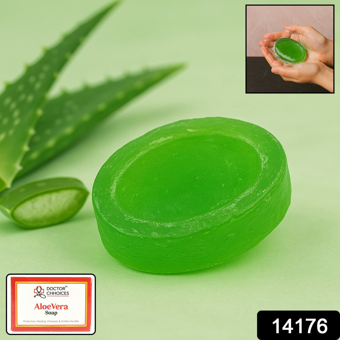 Doctor Chhoices Premium Aloe Vera Herbal Bath Soap