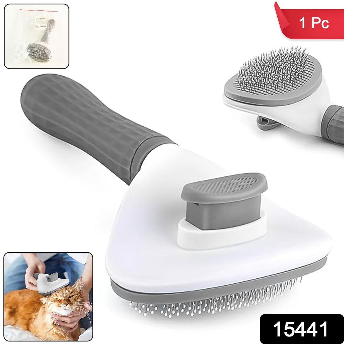 Paw Ease Self-Cleaning Pet Grooming Brush