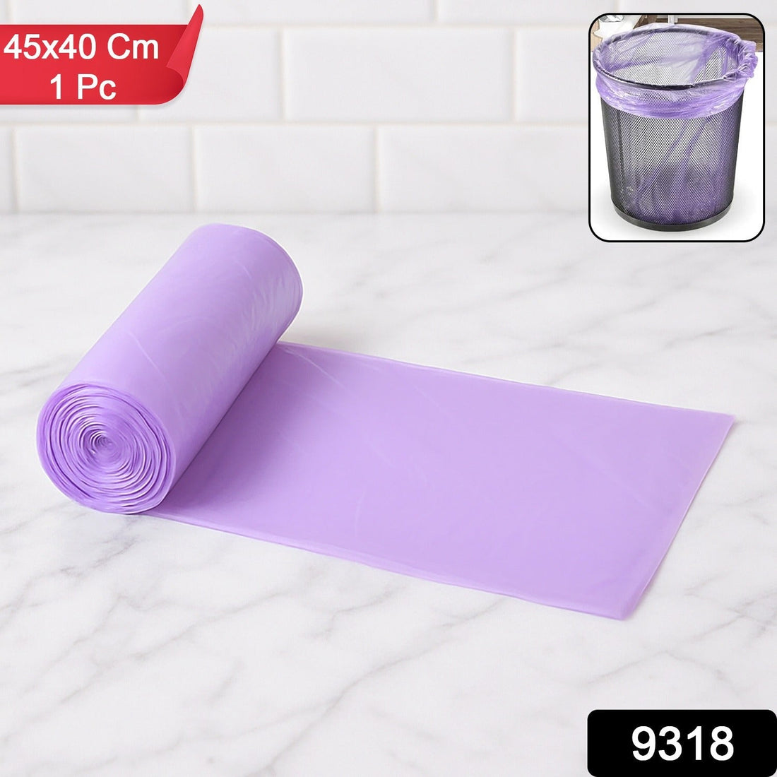 Plastic Garbage Bag Roll 46x40cm