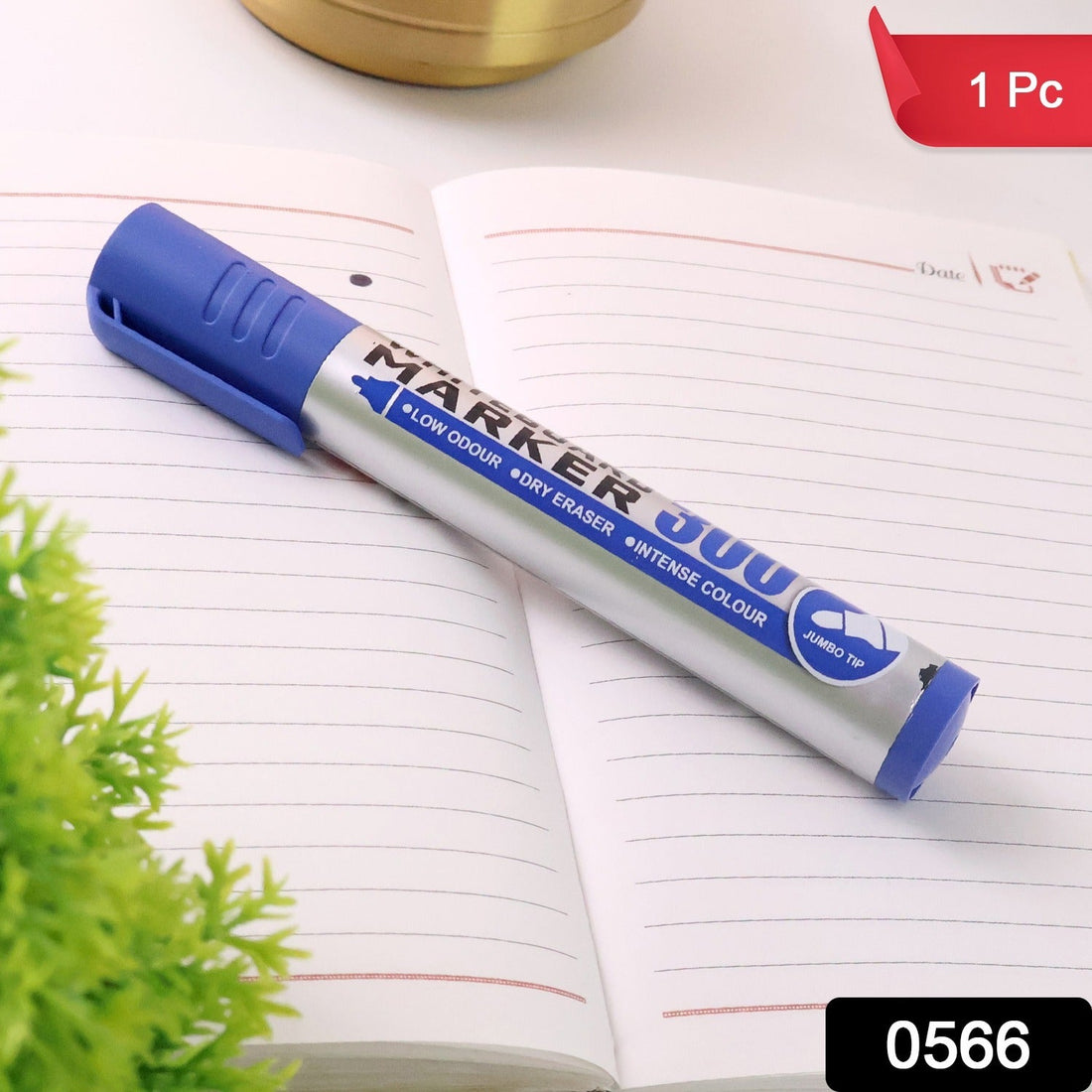 Jumbo Tip Whiteboard  Blue Ink Marker