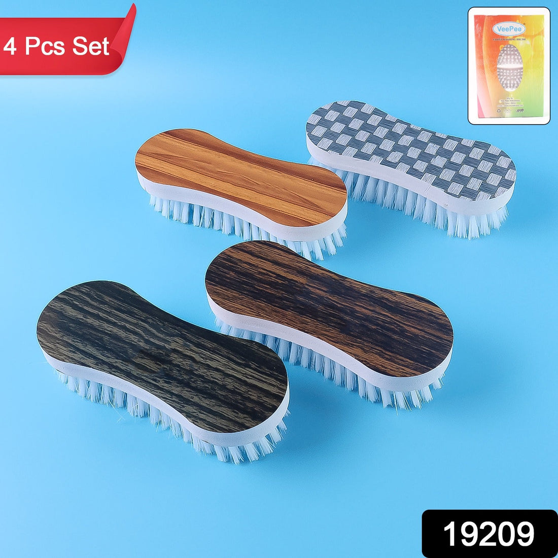 Ergonomic Cloth Washing Brush Set