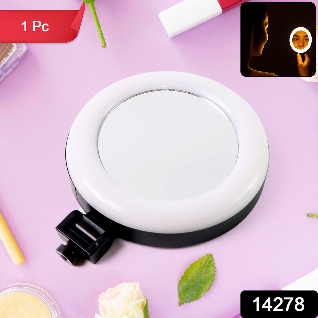 Ring Light Makeup Mirror