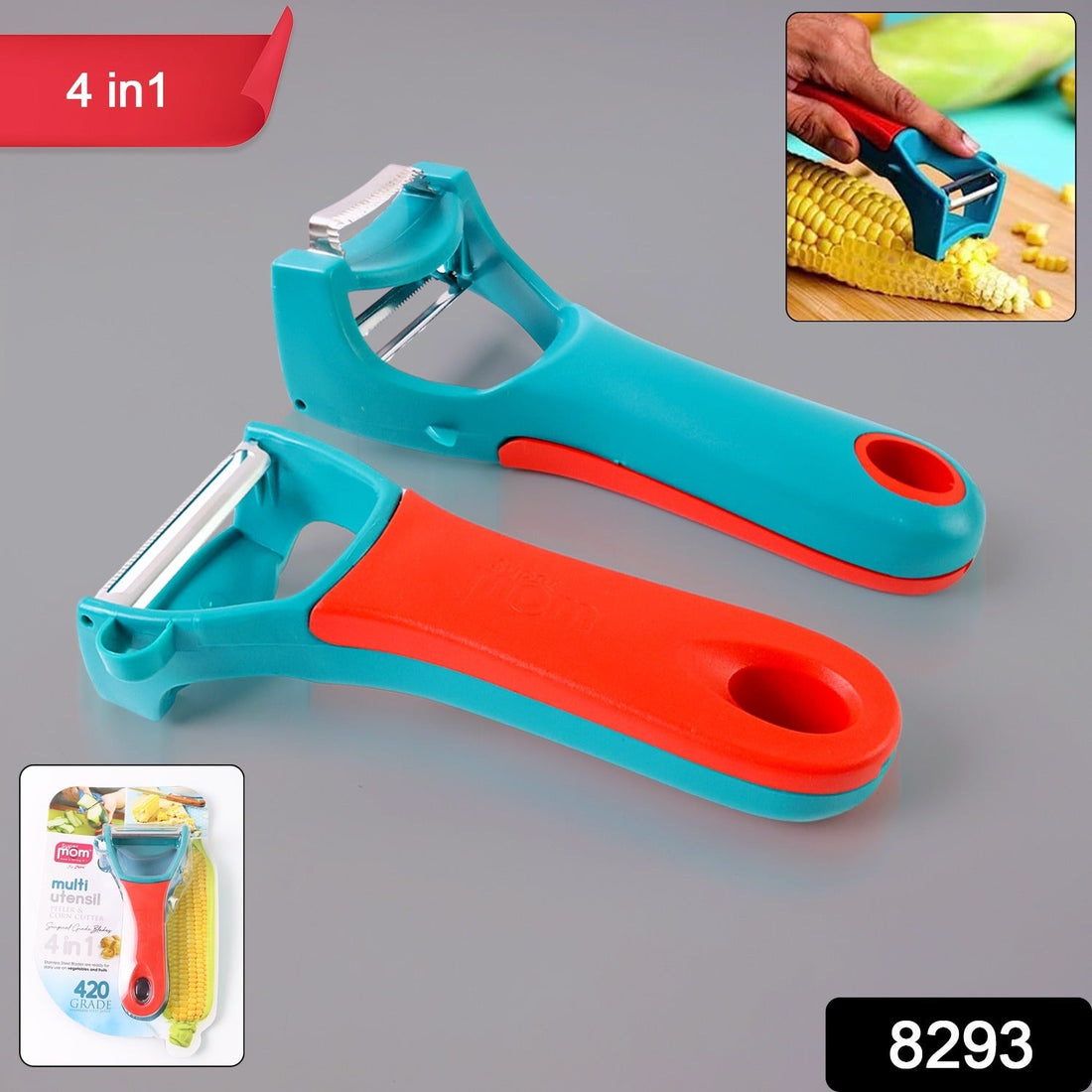 4-in-1 Multi-Functional Vegetable & Fruit Peeler